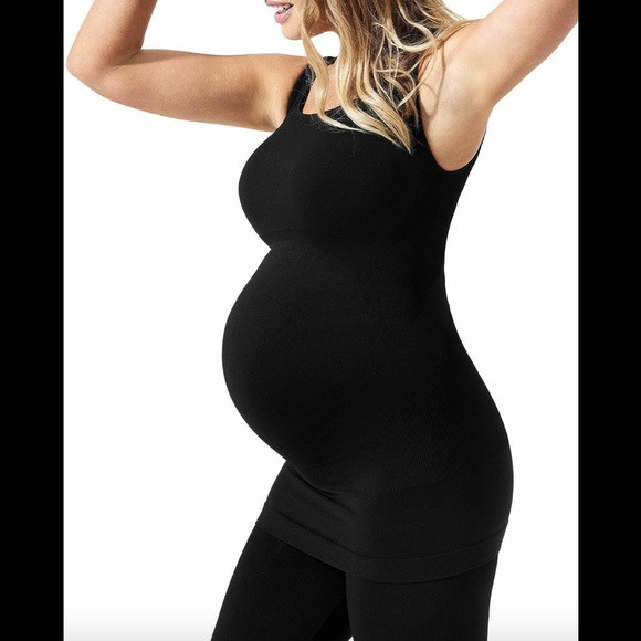 NEW $72 Blanqi‎ Everyday Maternity Belly Support Tank Top Black [ Small ] - Picture 6 of 13
